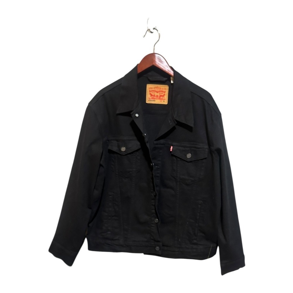 Levi's Men's Trucker Standard Fit Jacket Black Size XL